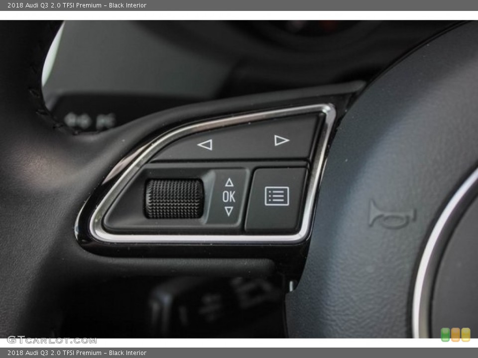 Black Interior Steering Wheel for the 2018 Audi Q3 2.0 TFSI Premium #128740737