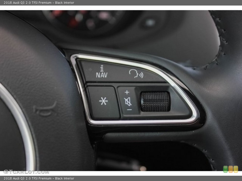 Black Interior Steering Wheel for the 2018 Audi Q3 2.0 TFSI Premium #128740755