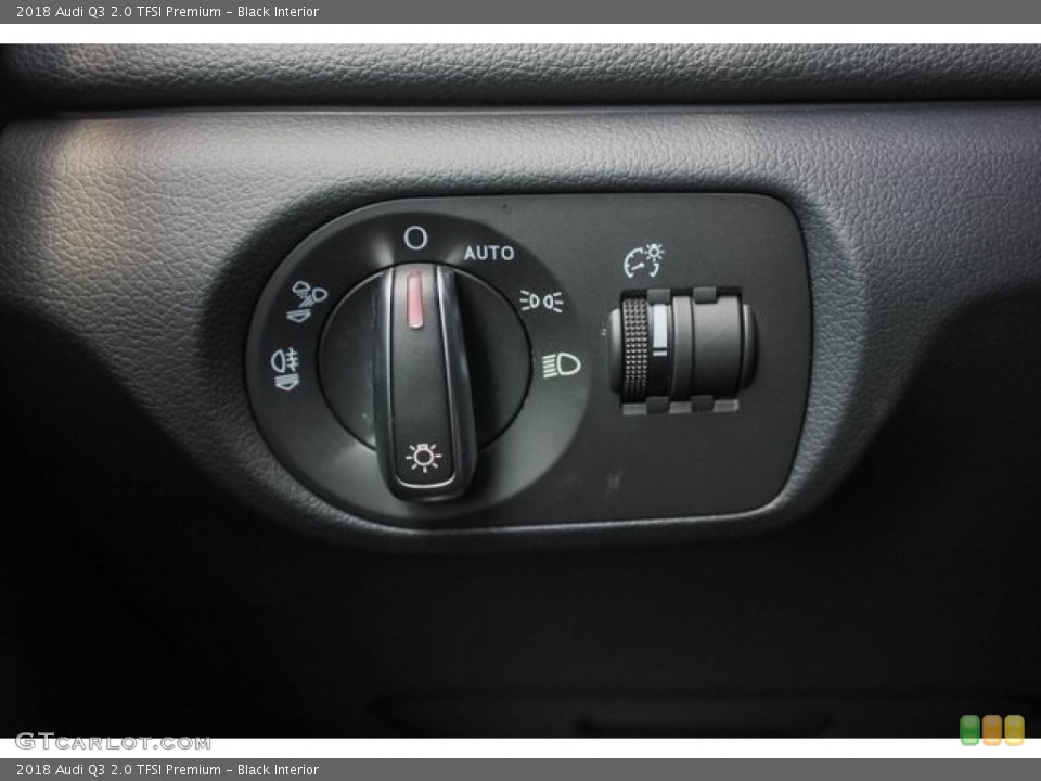 Black Interior Controls for the 2018 Audi Q3 2.0 TFSI Premium #128740773