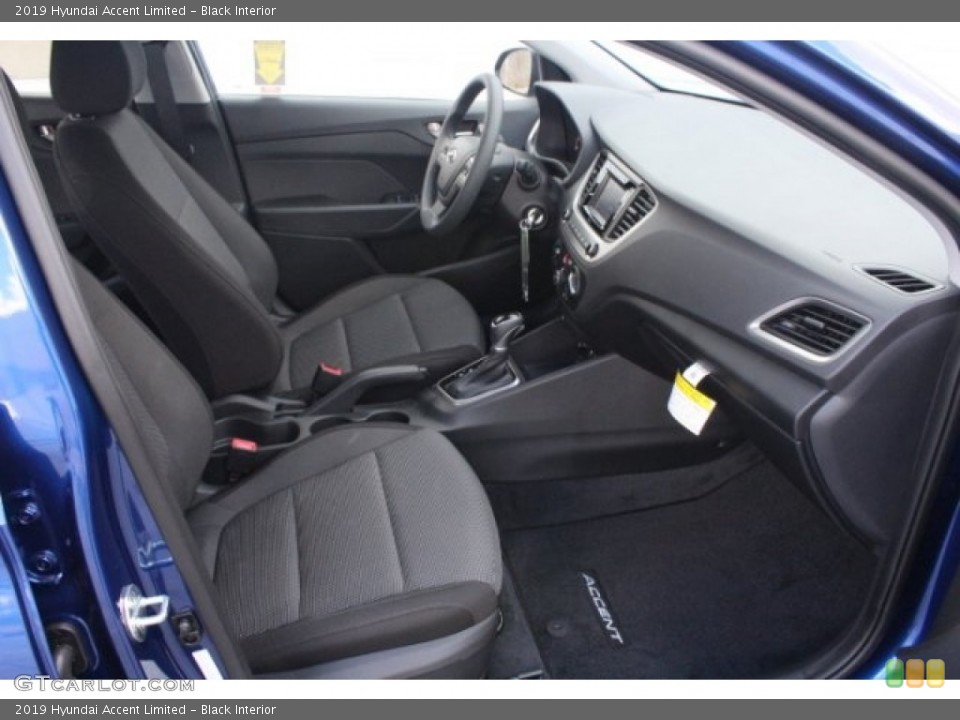 Black 2019 Hyundai Accent Interiors