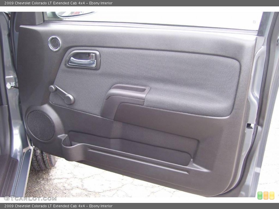 Ebony Interior Door Panel for the 2009 Chevrolet Colorado LT Extended Cab 4x4 #12875437