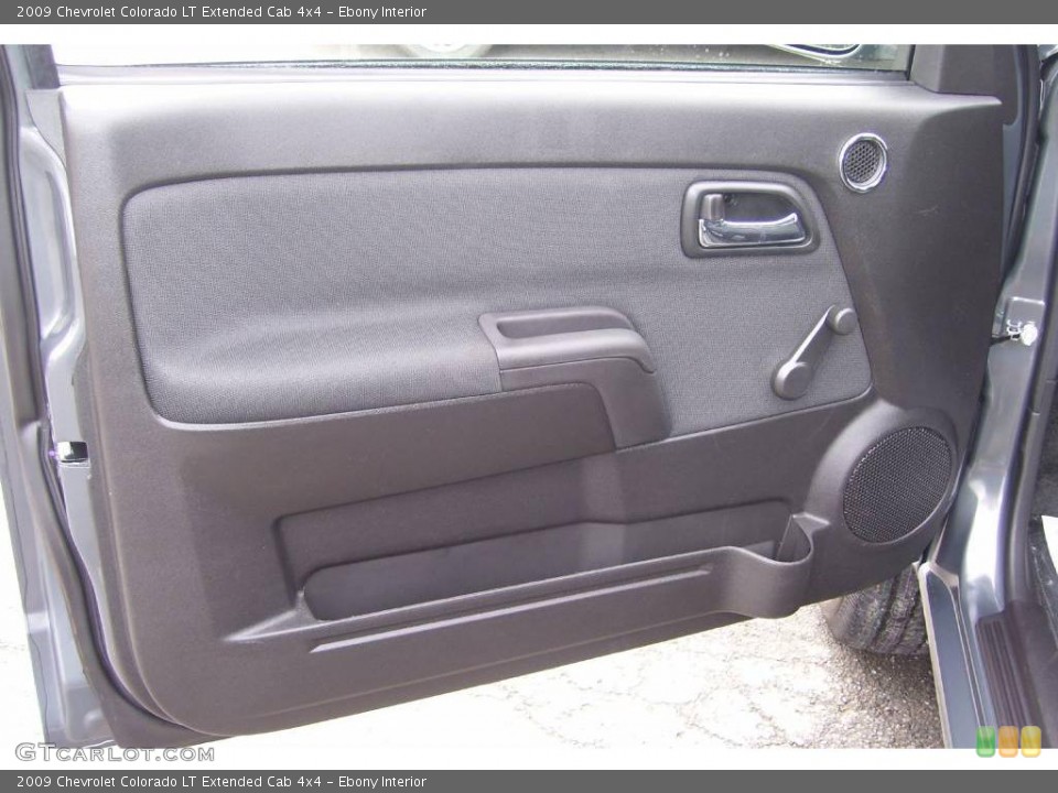 Ebony Interior Door Panel for the 2009 Chevrolet Colorado LT Extended Cab 4x4 #12875503