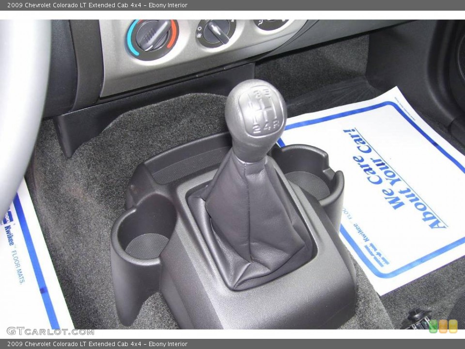 Ebony Interior Transmission for the 2009 Chevrolet Colorado LT Extended Cab 4x4 #12875593