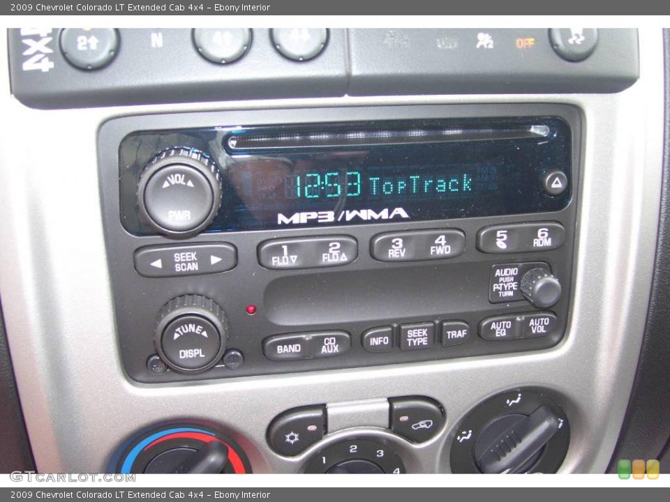 Ebony Interior Audio System for the 2009 Chevrolet Colorado LT Extended Cab 4x4 #12875623