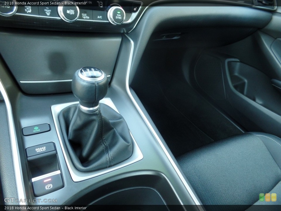 Black Interior Transmission for the 2018 Honda Accord Sport Sedan #128760747