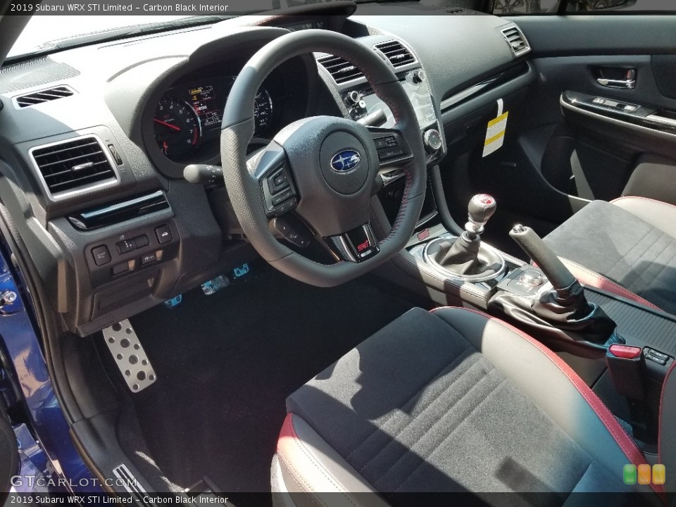 Carbon Black Interior Photo for the 2019 Subaru WRX STI Limited #128771223