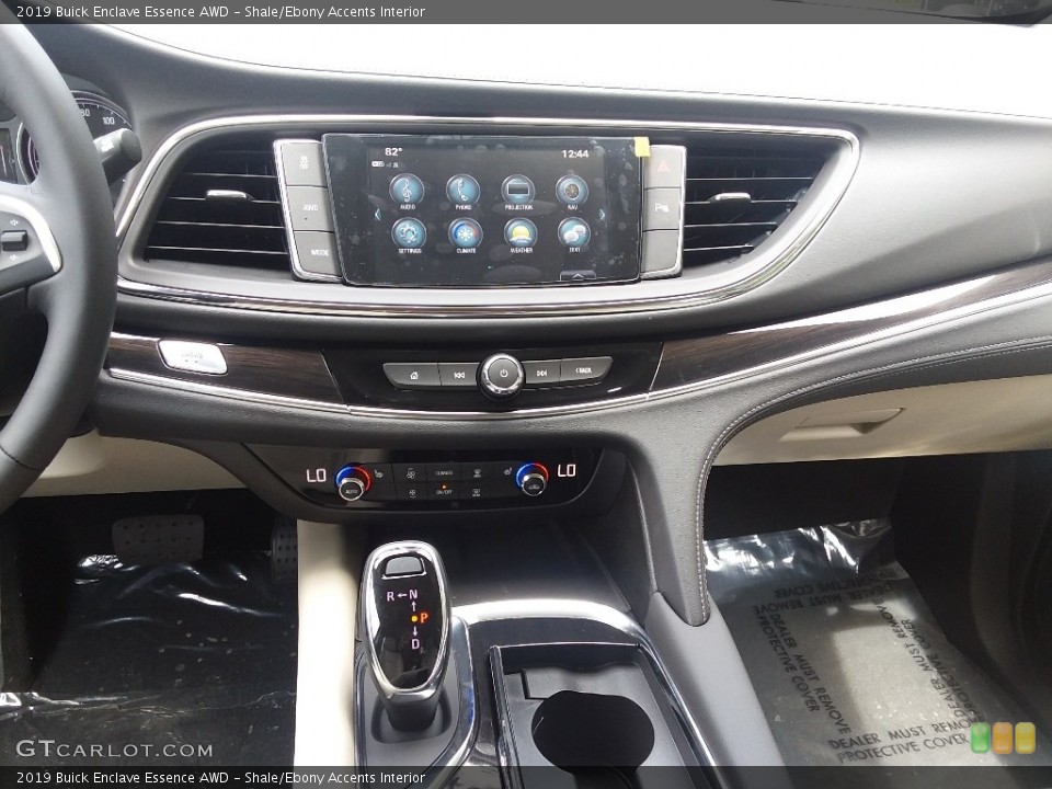 Shale/Ebony Accents Interior Controls for the 2019 Buick Enclave Essence AWD #128771460