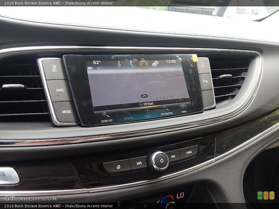 Shale/Ebony Accents Interior Controls for the 2019 Buick Enclave Essence AWD #128771526