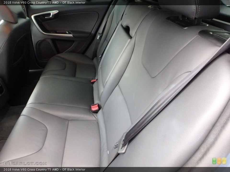 Off Black Interior Rear Seat for the 2018 Volvo V60 Cross Country T5 AWD #128774360