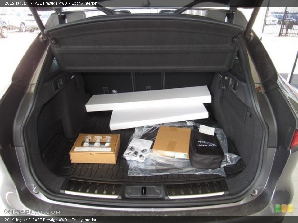 Ebony Interior Trunk for the 2019 Jaguar F-PACE Prestige AWD #128775597