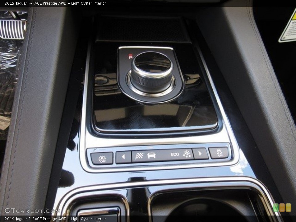 Light Oyster Interior Transmission for the 2019 Jaguar F-PACE Prestige AWD #128776521