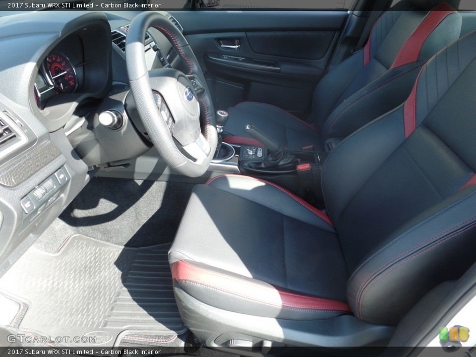 Carbon Black Interior Front Seat for the 2017 Subaru WRX STI Limited #128778651