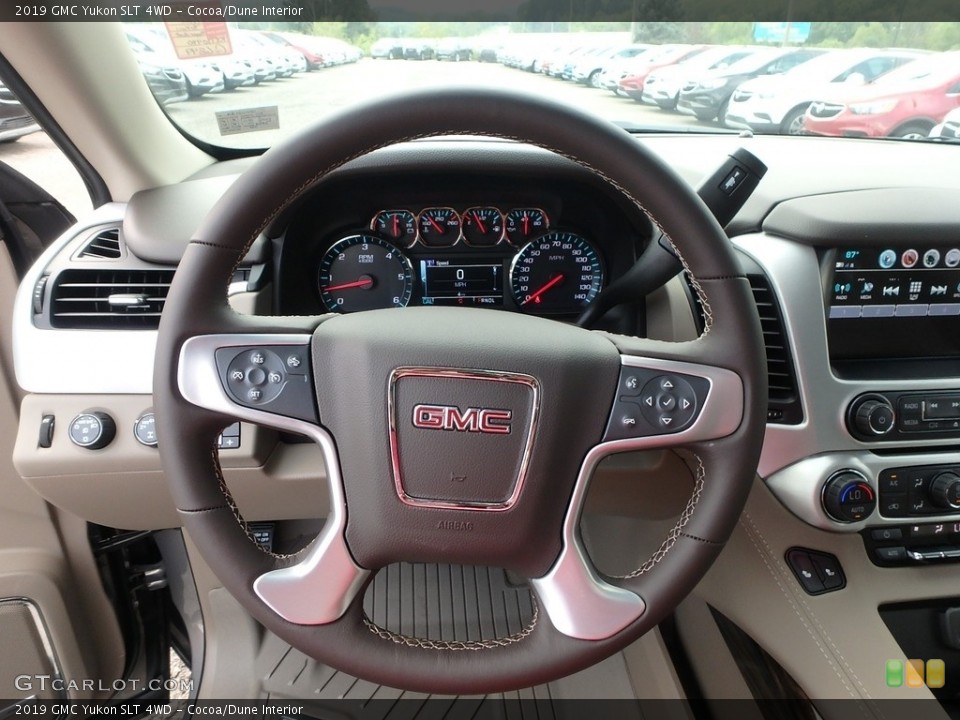 Cocoa/Dune Interior Steering Wheel for the 2019 GMC Yukon SLT 4WD #128779458