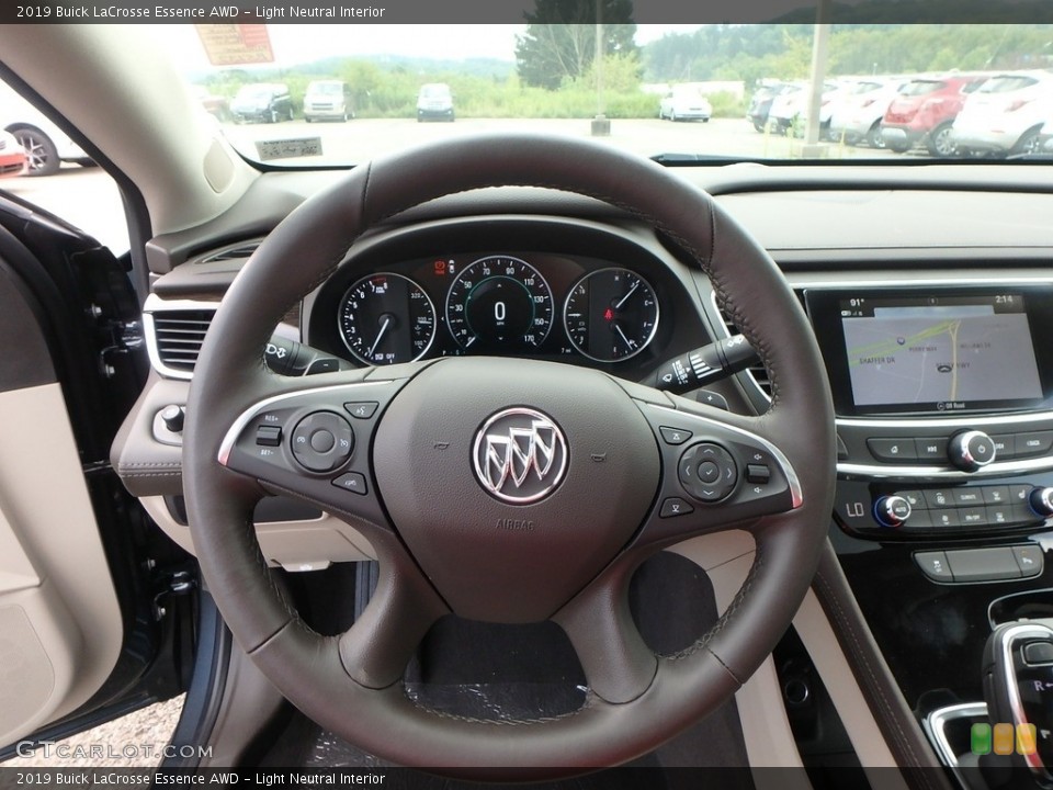 Light Neutral Interior Steering Wheel for the 2019 Buick LaCrosse Essence AWD #128779794