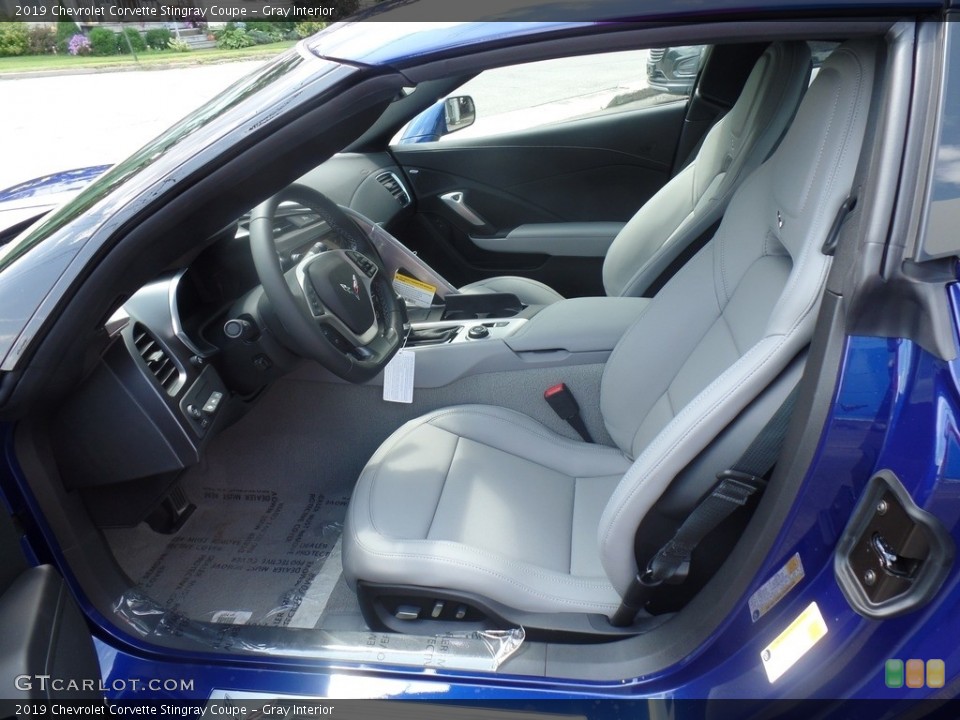 Gray Interior Photo for the 2019 Chevrolet Corvette Stingray Coupe #128786013
