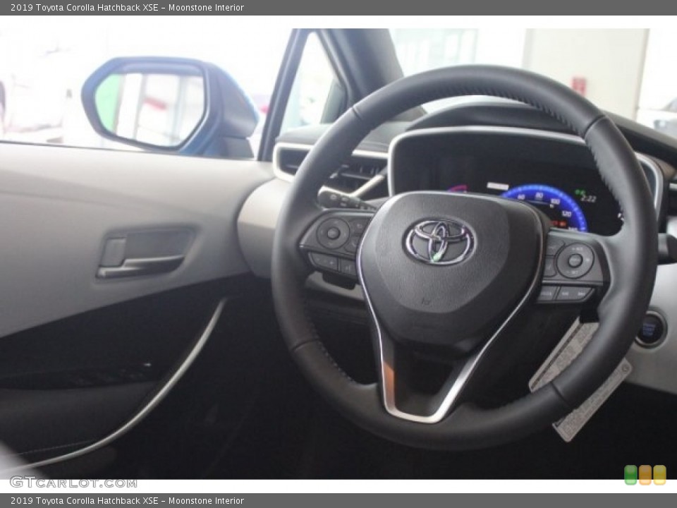 Moonstone Interior Steering Wheel for the 2019 Toyota Corolla Hatchback XSE #128786223