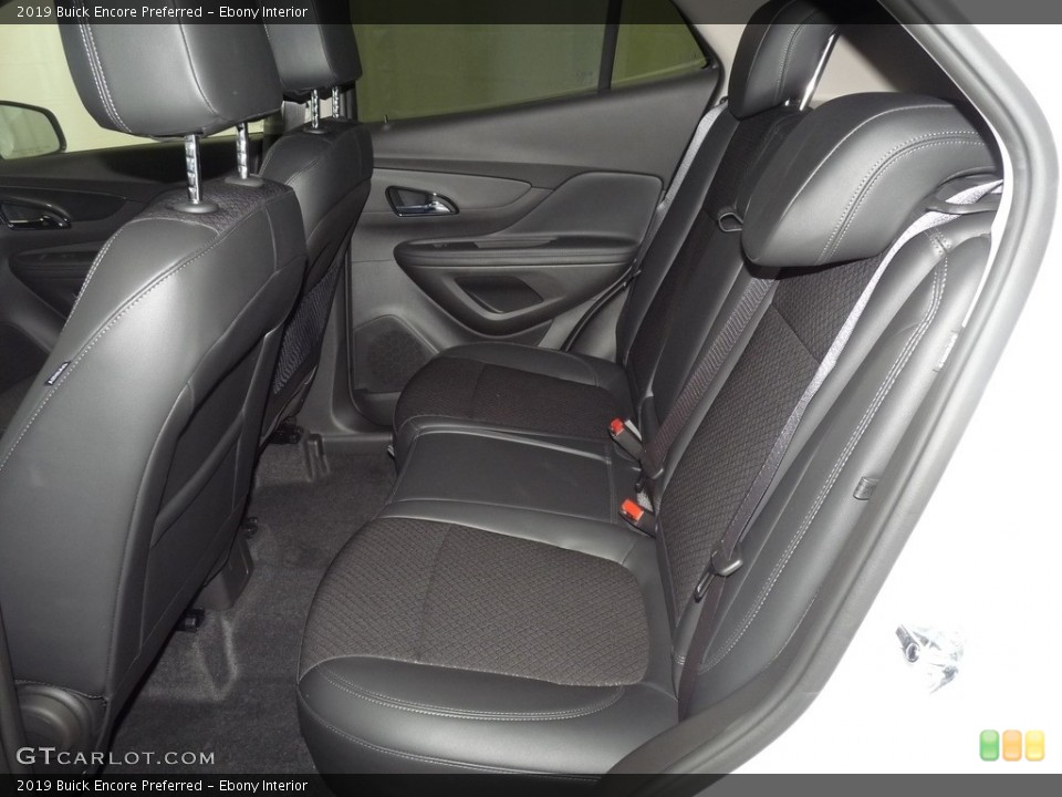 Ebony Interior Rear Seat for the 2019 Buick Encore Preferred #128794467