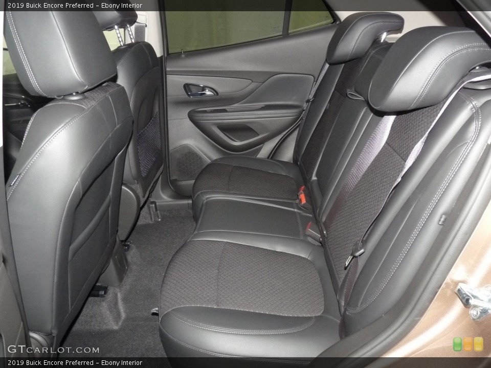 Ebony Interior Rear Seat for the 2019 Buick Encore Preferred #128794806