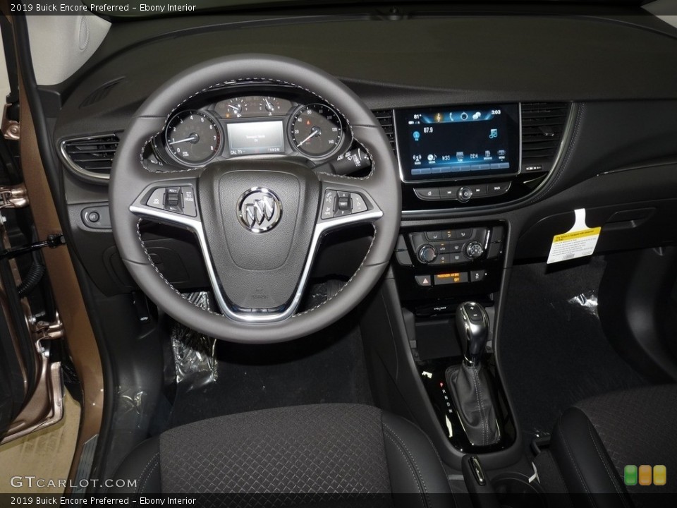 Ebony Interior Dashboard for the 2019 Buick Encore Preferred #128794830