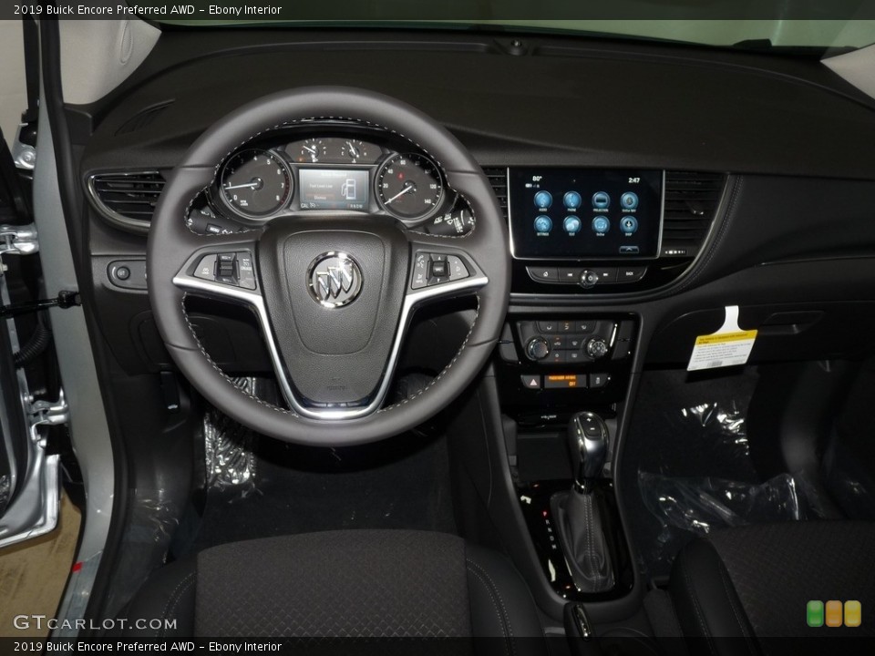 Ebony Interior Steering Wheel for the 2019 Buick Encore Preferred AWD #128794992