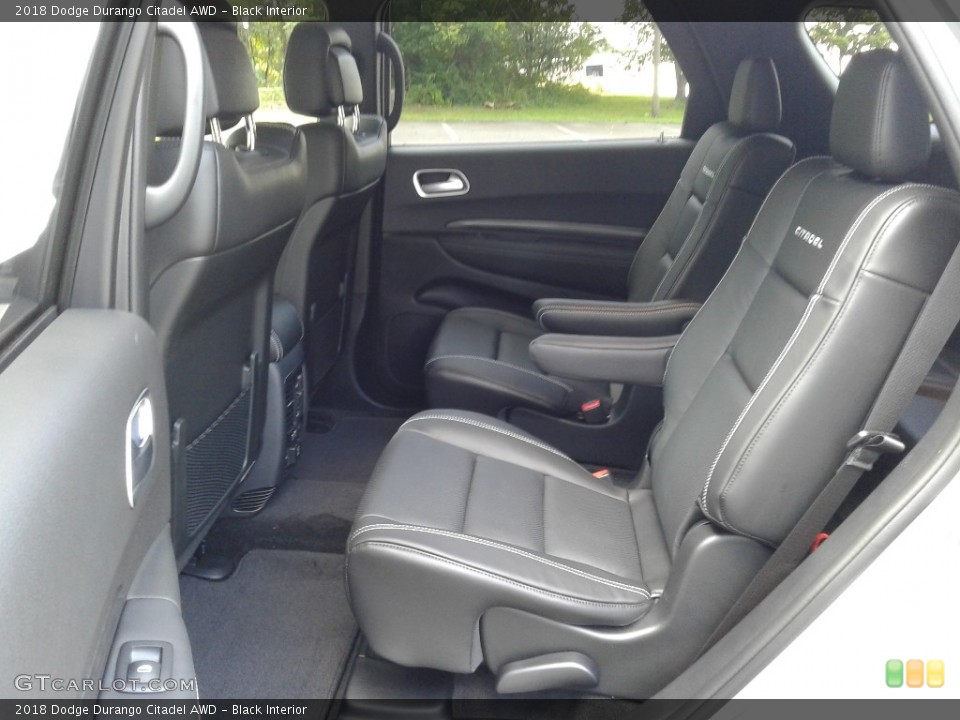 Black Interior Rear Seat for the 2018 Dodge Durango Citadel AWD #128809512