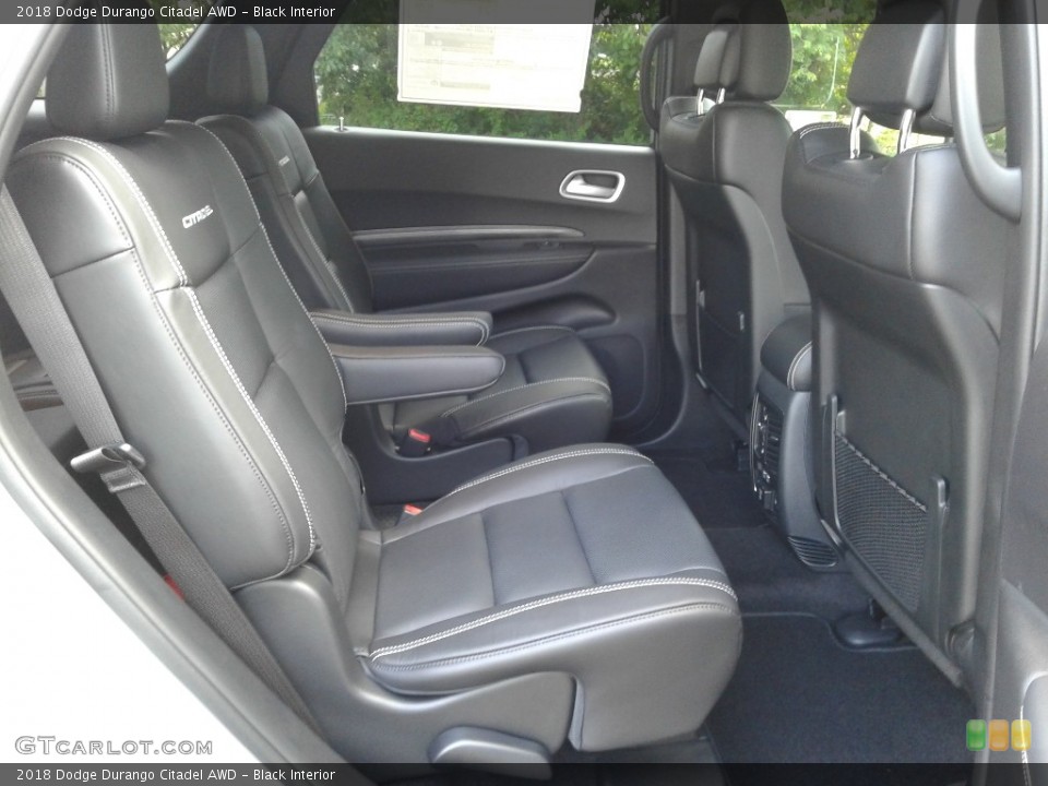 Black Interior Rear Seat for the 2018 Dodge Durango Citadel AWD #128809695