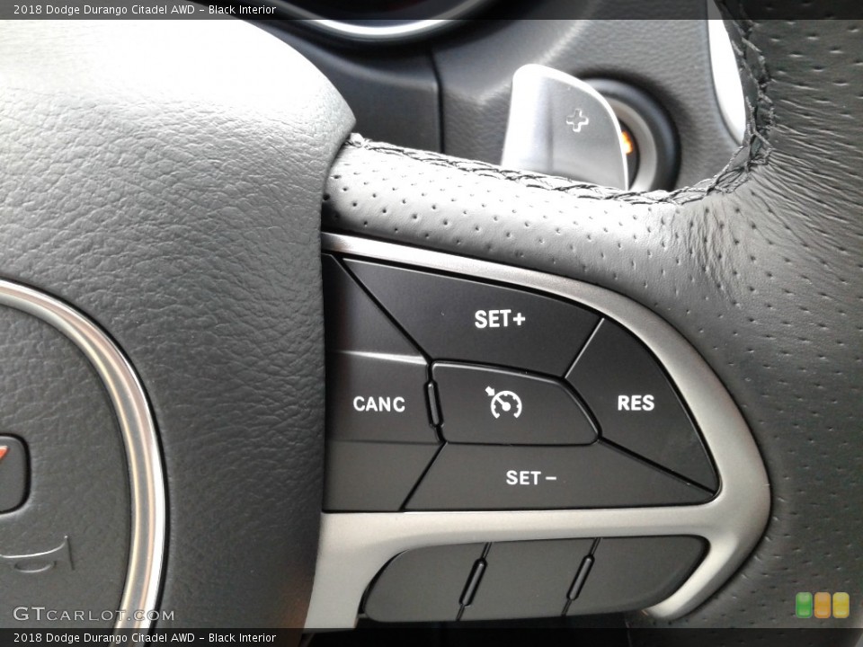 Black Interior Steering Wheel for the 2018 Dodge Durango Citadel AWD #128809791