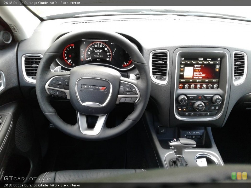 Black Interior Dashboard for the 2018 Dodge Durango Citadel AWD #128810169