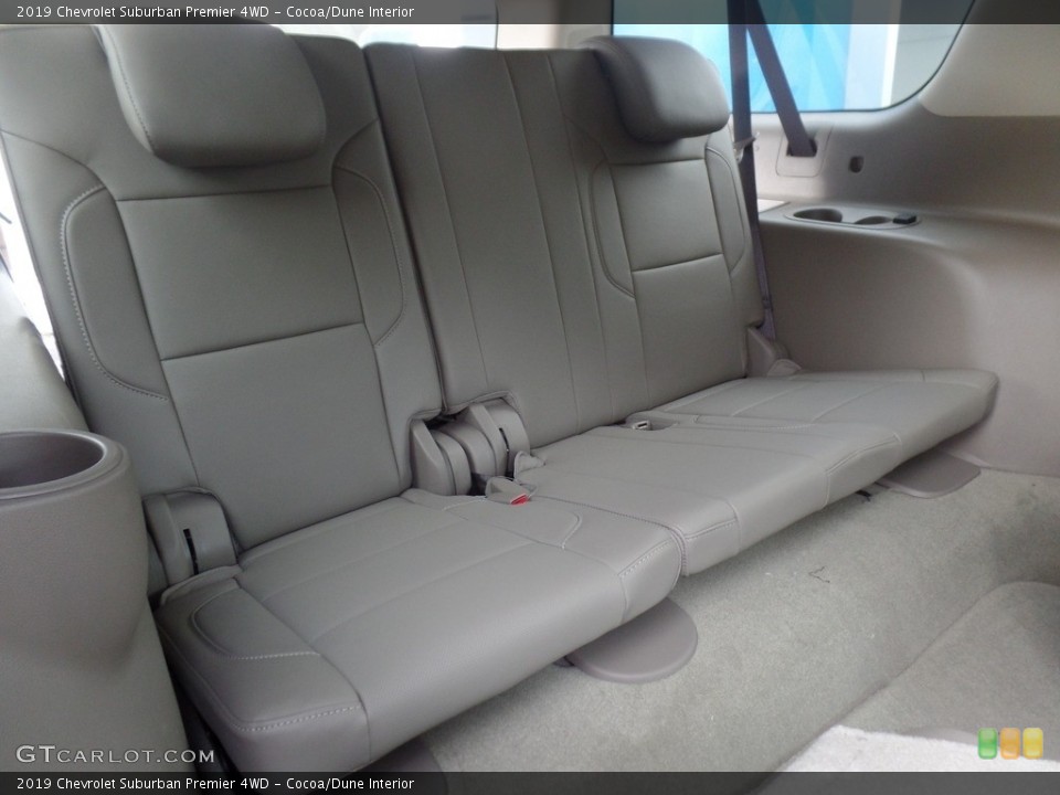Cocoa/Dune Interior Rear Seat for the 2019 Chevrolet Suburban Premier 4WD #128816126