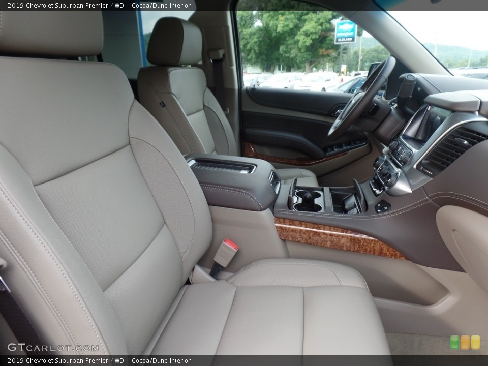Cocoa/Dune Interior Front Seat for the 2019 Chevrolet Suburban Premier 4WD #128816177