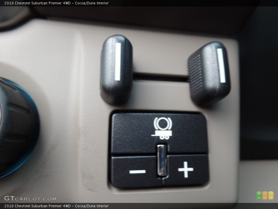 Cocoa/Dune Interior Controls for the 2019 Chevrolet Suburban Premier 4WD #128816471