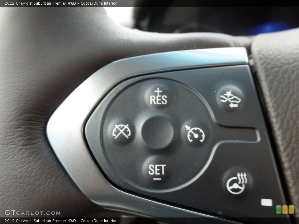 Cocoa/Dune Interior Steering Wheel for the 2019 Chevrolet Suburban Premier 4WD #128816552
