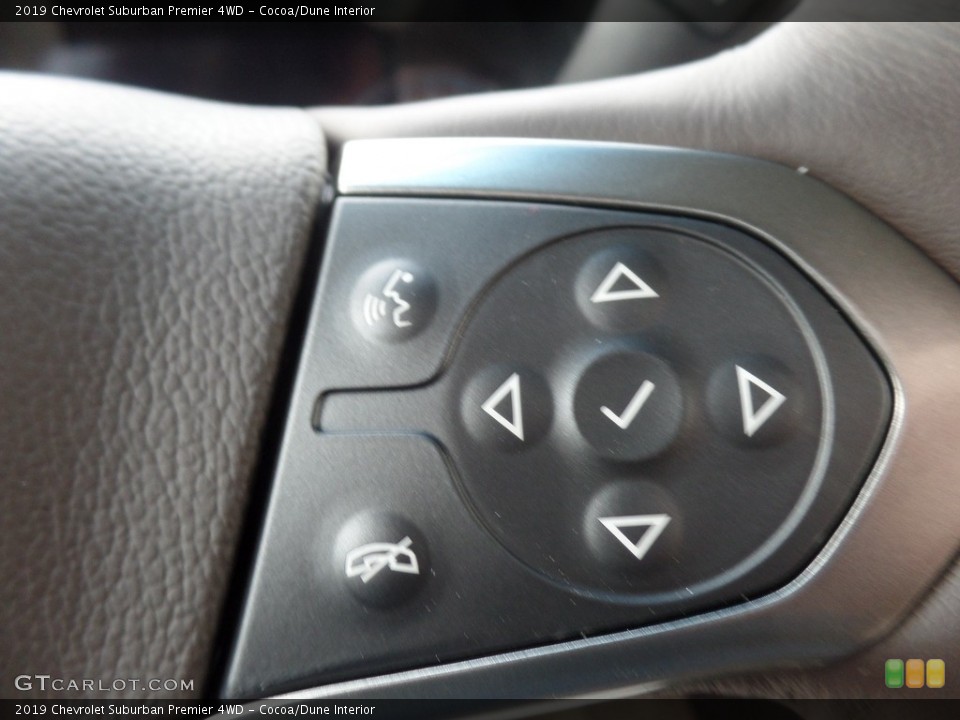 Cocoa/Dune Interior Steering Wheel for the 2019 Chevrolet Suburban Premier 4WD #128816570