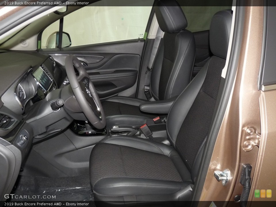 Ebony Interior Photo for the 2019 Buick Encore Preferred AWD #128820350