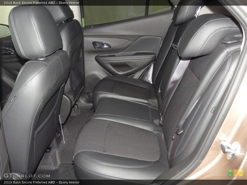 Ebony Interior Rear Seat for the 2019 Buick Encore Preferred AWD #128820374