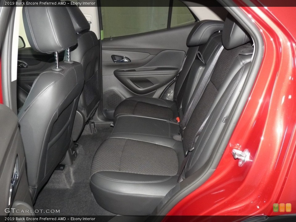 Ebony Interior Rear Seat for the 2019 Buick Encore Preferred AWD #128821175