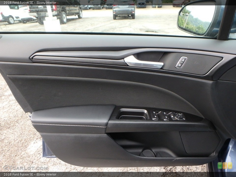 Ebony Interior Door Panel for the 2018 Ford Fusion SE #128833350