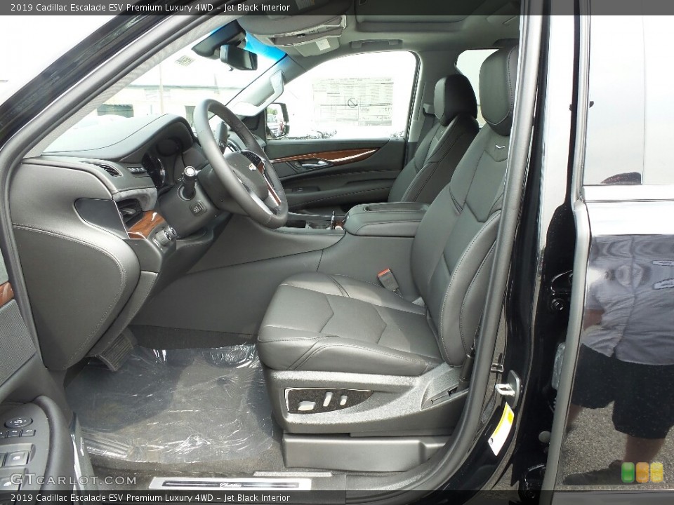 Jet Black Interior Photo for the 2019 Cadillac Escalade ESV Premium Luxury 4WD #128841348