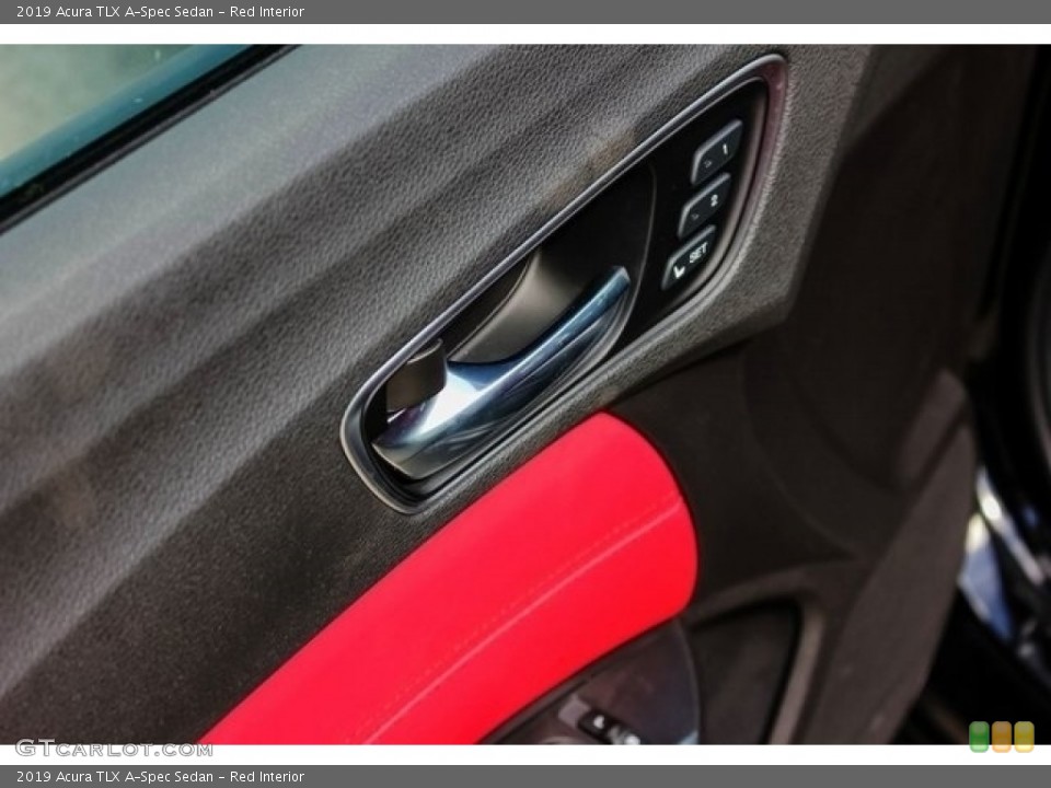 Red Interior Controls for the 2019 Acura TLX A-Spec Sedan #128844836