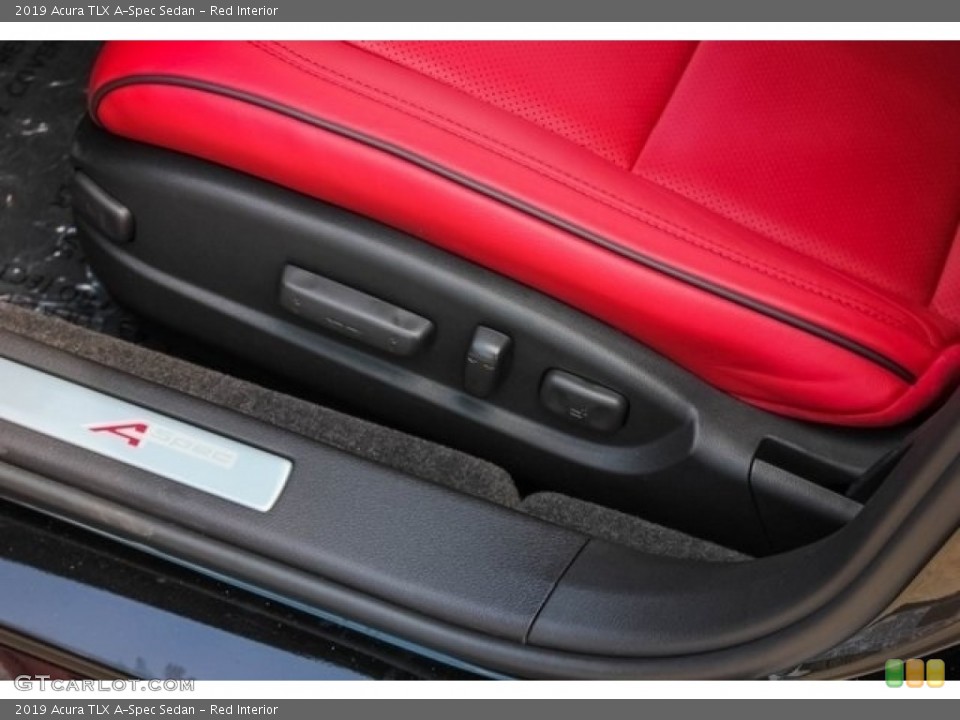 Red Interior Controls for the 2019 Acura TLX A-Spec Sedan #128844852