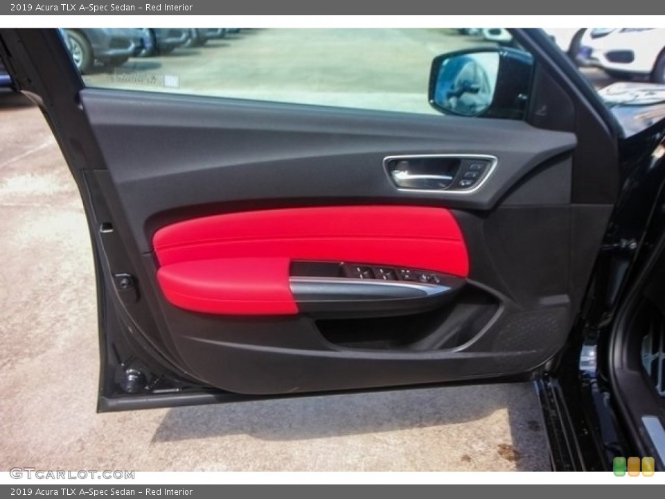 Red Interior Door Panel for the 2019 Acura TLX A-Spec Sedan #128844867