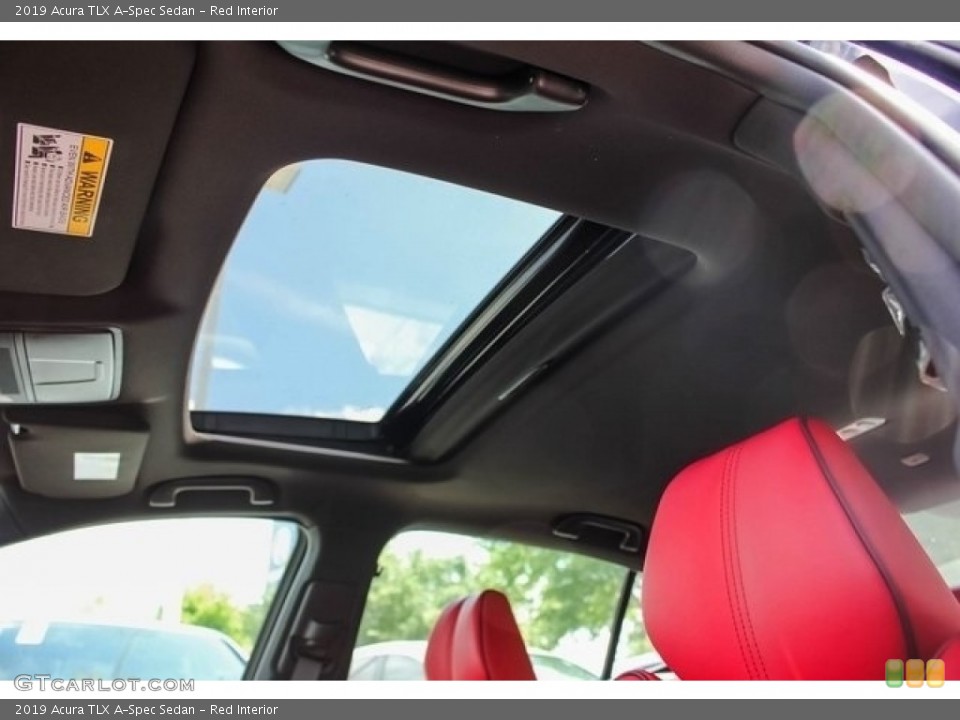 Red Interior Sunroof for the 2019 Acura TLX A-Spec Sedan #128845293