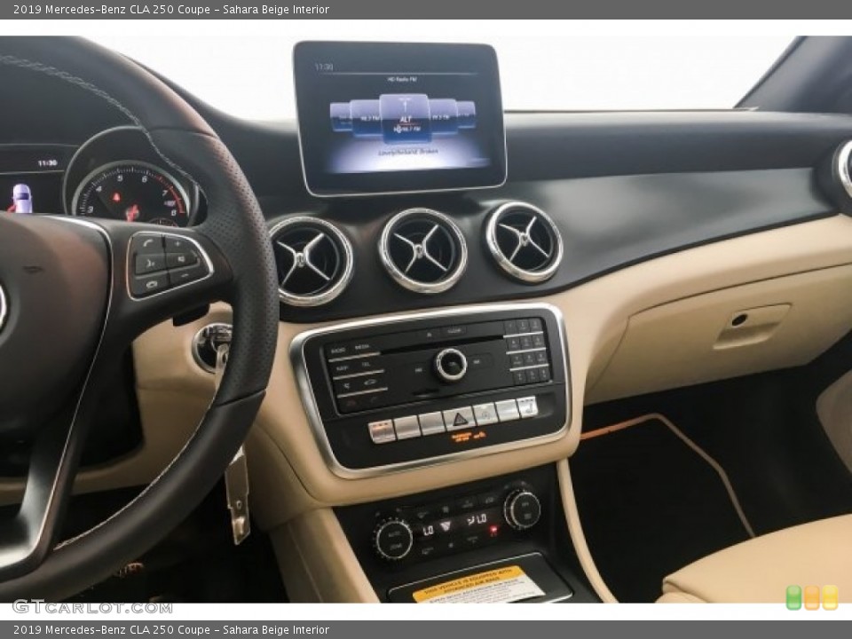 Sahara Beige Interior Dashboard for the 2019 Mercedes-Benz CLA 250 Coupe #128846775