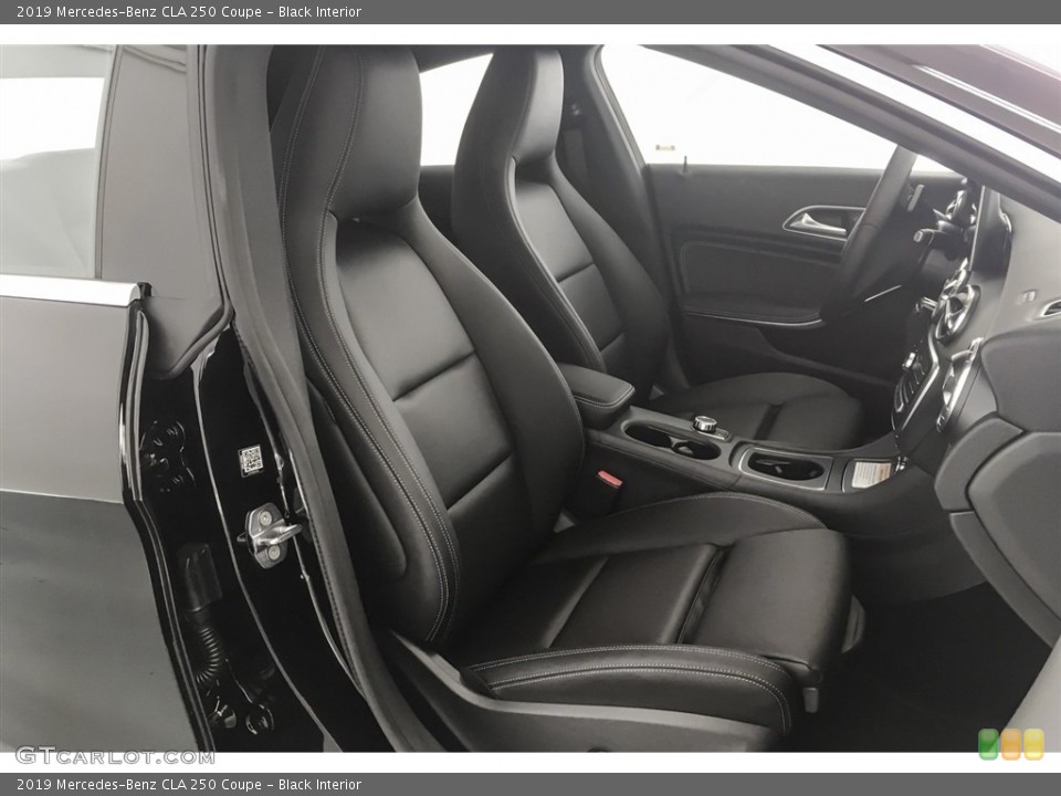 Black Interior Front Seat for the 2019 Mercedes-Benz CLA 250 Coupe #128847321