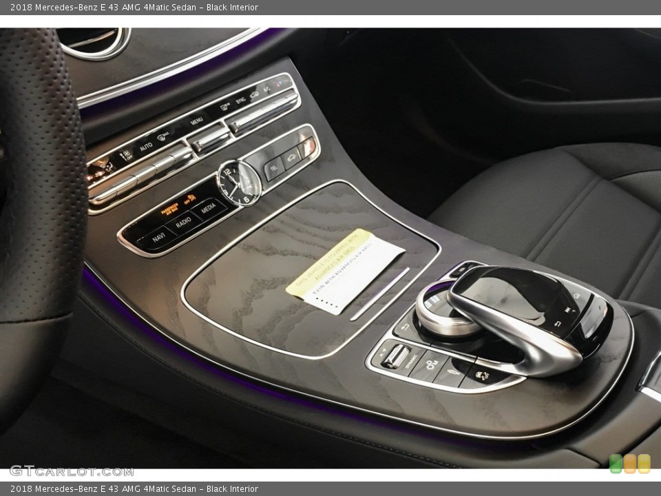 Black Interior Controls for the 2018 Mercedes-Benz E 43 AMG 4Matic Sedan #128850138