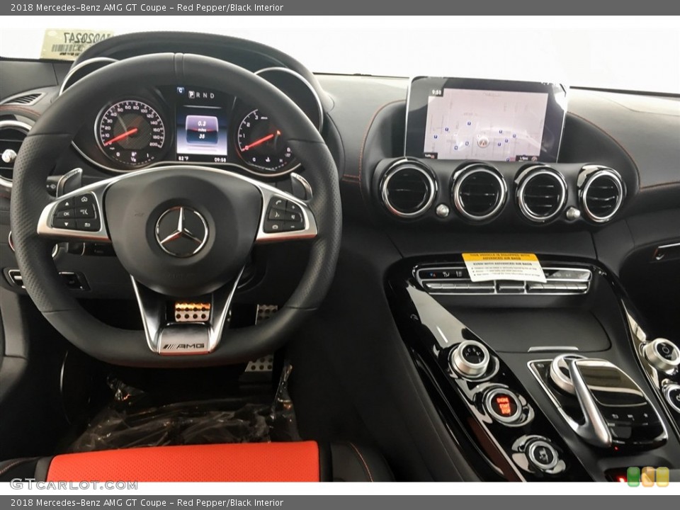 Red Pepper/Black Interior Dashboard for the 2018 Mercedes-Benz AMG GT Coupe #128850558