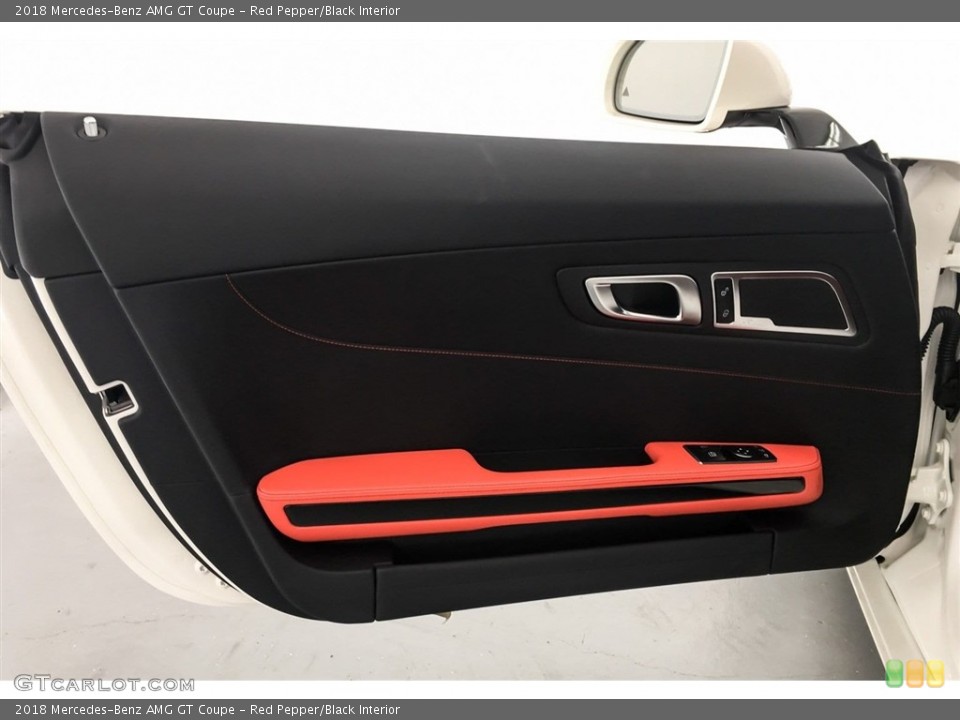 Red Pepper/Black Interior Door Panel for the 2018 Mercedes-Benz AMG GT Coupe #128851074