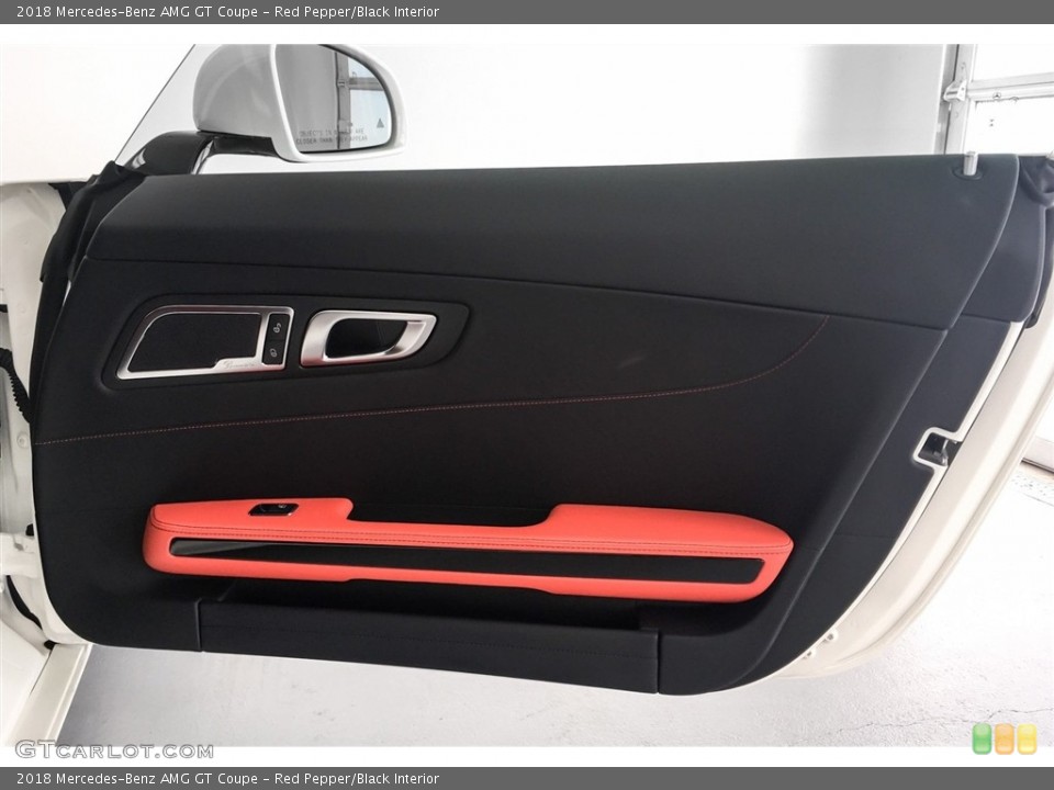 Red Pepper/Black Interior Door Panel for the 2018 Mercedes-Benz AMG GT Coupe #128851194