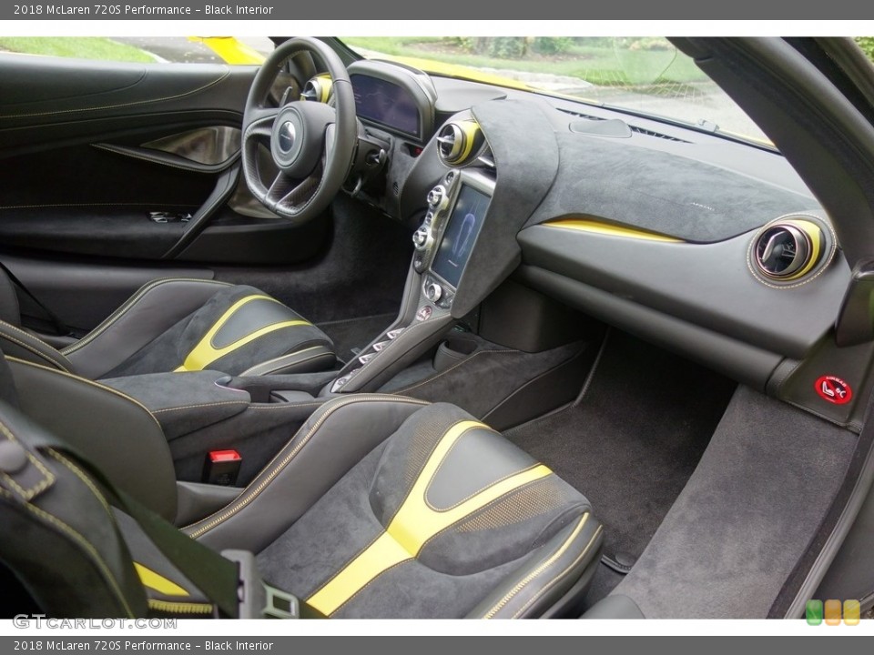 Black Interior Dashboard for the 2018 McLaren 720S Performance #128853117