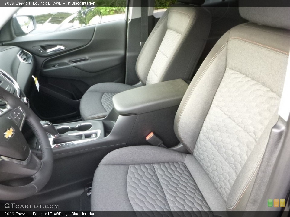Jet Black Interior Front Seat for the 2019 Chevrolet Equinox LT AWD #128855805